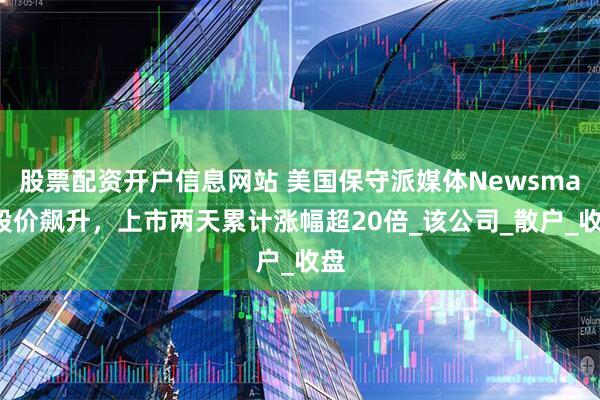 股票配资开户信息网站 美国保守派媒体Newsmax股价飙升，上市两天累计涨幅超20倍_该公司_散户_收盘